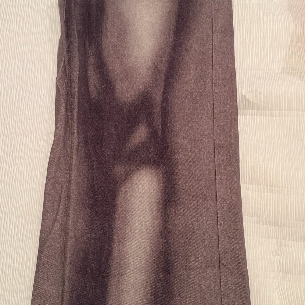 Faded Grey Jeans with Bodycon Design